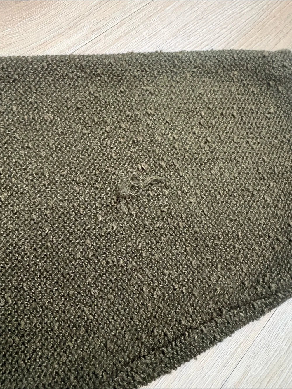 VICI Olive Green Cropped Knit with White Piping - Picture 4 of 7